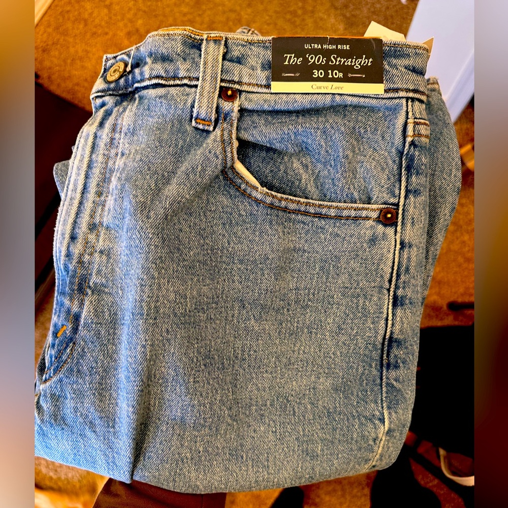 Abercrombie and fitch 90s straight jean